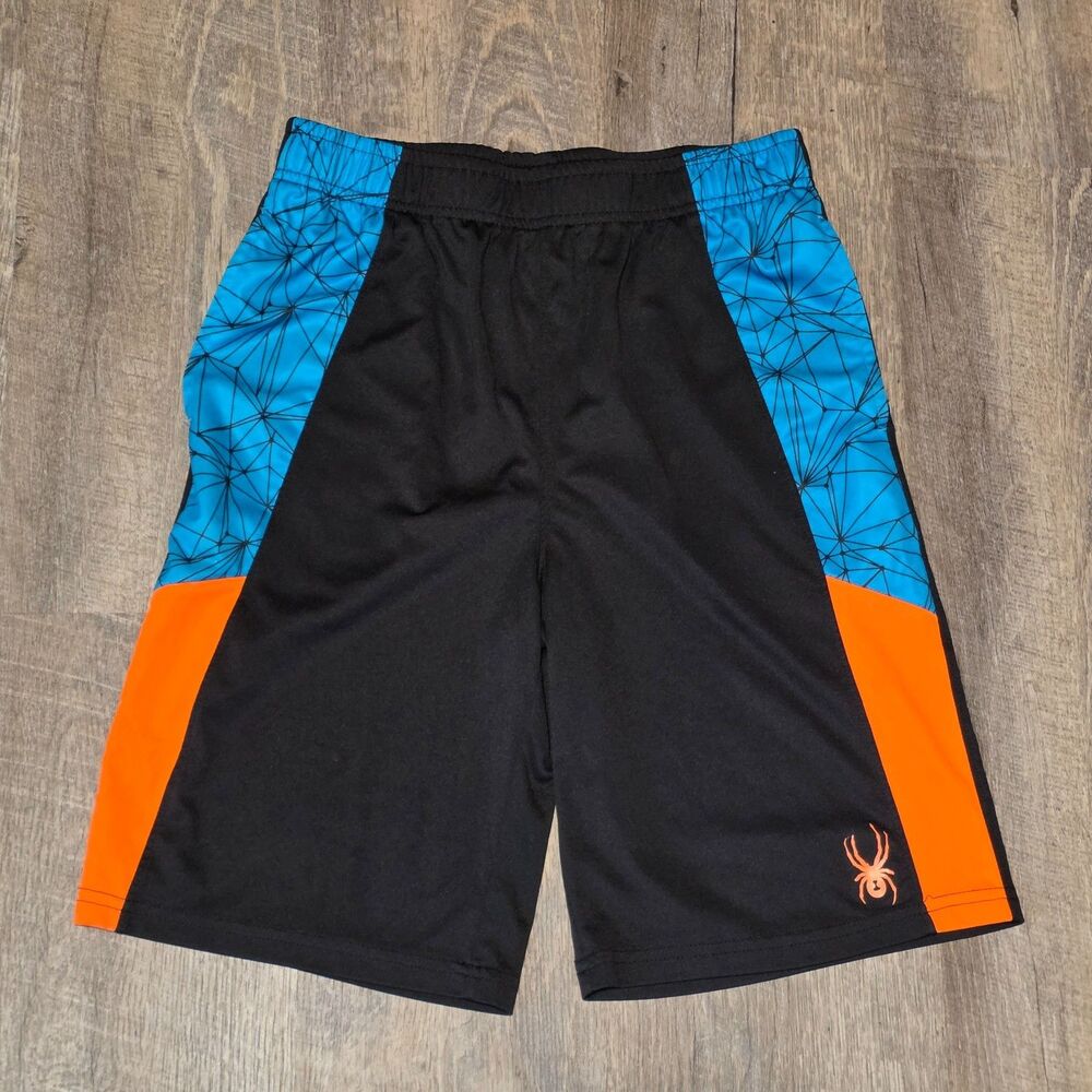 Spyder Youth Boys size XL Polyester Slash Pockets Multicolored Elastic Waist
